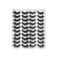 thumbnail image 1 of AMERTEER Boc 20Pairs/Set 3D Effect False Eyelash Lash Extension Fiber Natural False Eyelash Dramatic Long Wispy Lash for Beauty, 1 of 10