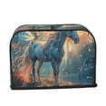 Coaee Forest Lake White Horse for 2 slice Toaster Cover for Kitchen