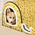 thumbnail image 3 of YIEMEEN Pet Tent Soft Bed for Small Dogs & Cat Hideaway Condo Cave House Soft Bed, 3 of 16