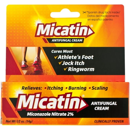 Micatin Athlete's Foot, Jock Itch, and Ringworm Antifungal Cream Relief - 0.5 (The Best Antifungal Cream For Ringworm)