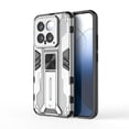 thumbnail image 1 of For Xiaomi 14 Supersonic Armor PC Hybrid TPU Phone Case(Silver),iPhone 16, 1 of 6