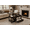 Espresso, variant on GALAXHERO Coffee Table, 39" Lift Top Coffee Table with Hidden Compartment, Storage Drawers and Storage Shelf for Living Room, Reception Room Greige