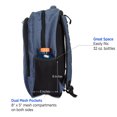 thumbnail image 7 of DALIX Back to School College Large Backpack in Navy Blue 3 Pack Assorted Cotton Face Masks, 7 of 7