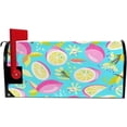 thumbnail image 5 of Coolnut Mailbox Cover Bright Pink Lemons Post Mail Box Cover Magnetic Mail Wraps Cover Oversize 25.4" L x 20.78" W, 5 of 5