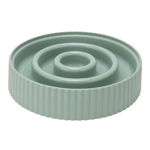 Comedero lento para mascotas, evita asfixia, antideslizante, promueve la digestión, rompecabezas para perros pequeños, medianos y gatos, color verde.