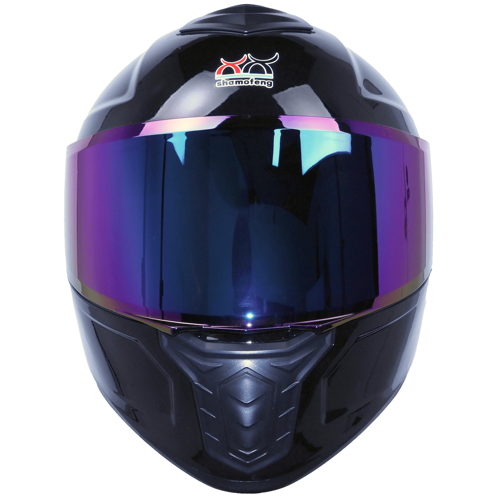 Full-Face Motorcycle Helmet, Adult Motocross ATV Offroad Dirt Bike Helmet DOT Approved,  Light Black, L Size
