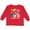 Red, variant on Inktastic Three-i-e-i-o 3rd Birthday Boys or Girls Long Sleeve Toddler T-Shirt