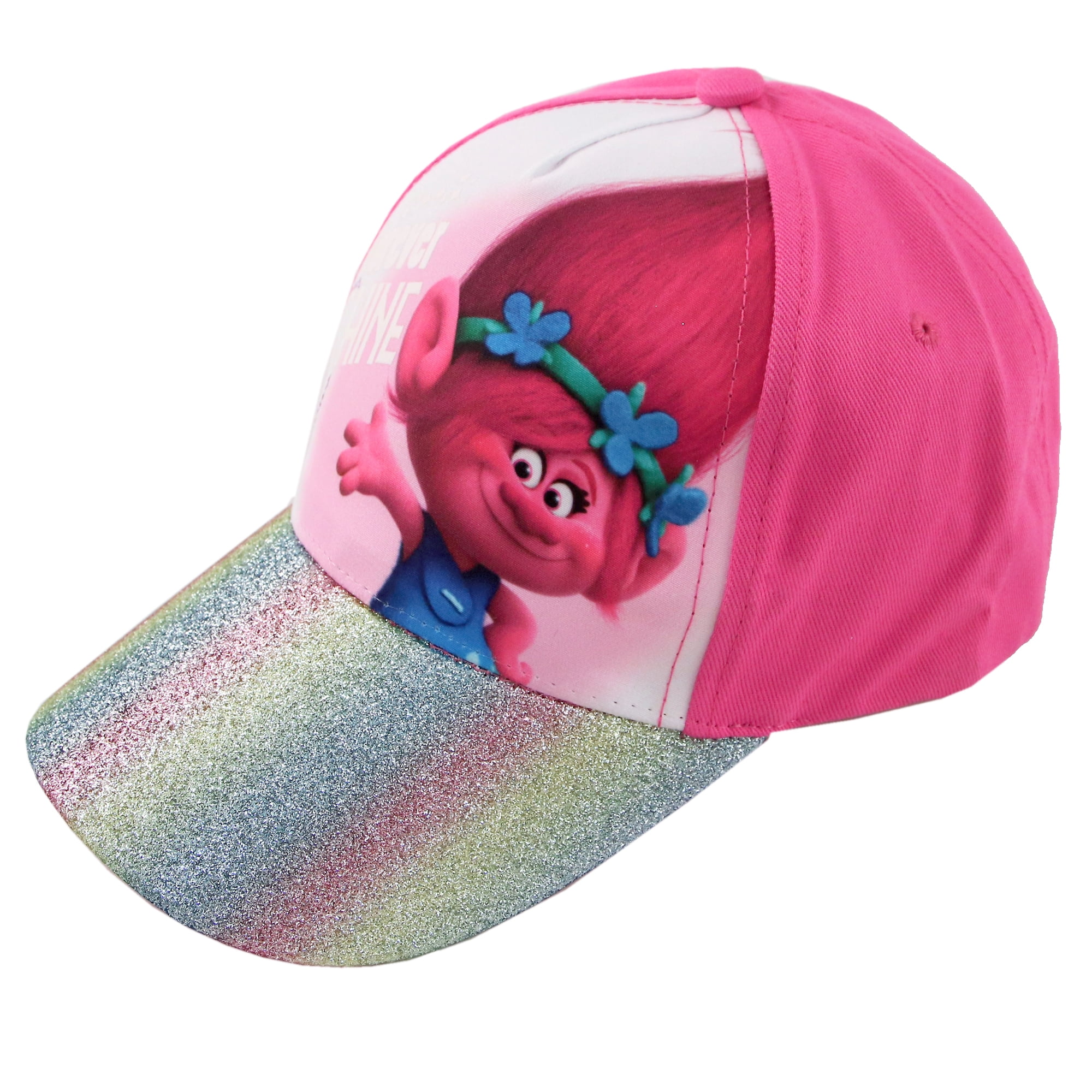 DreamWorks Toddler Hat for Girl’s Ages 4-7 Trolls Kids Baseball Cap 