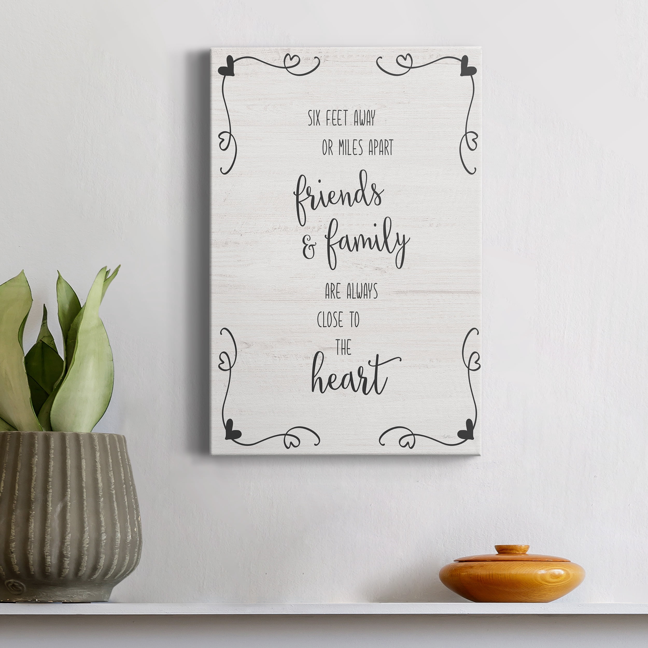 Six Feet Premium Gallery Wrapped Canvas - Ready to Hang - 24 x 36