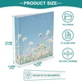 thumbnail image 5 of Beautiful Flowers Leaves 3 Ring Binders 1.5 inch Hardcover File Folders with Interior Pockets A4 Size Organizer for School Office Hospital Set of 2, 5 of 8