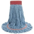 thumbnail image 6 of Super Loop Wet Mop Head, Cotton/synthetic Fiber, 5" Headband, Large Size, Blue | Bundle of 2 Each, 6 of 8