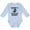AE-Light Blue, variant on Inktastic Turkey Hunter Daddys Hunting Buddy Boys Long Sleeve Baby Bodysuit