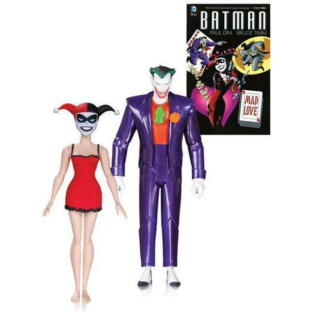 Dc Mad Love Joker Harley Quinn Action Figure 2 Pack Walmart Com