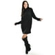 thumbnail image 5 of Vestido de punto con cuello alto Roman Fashion /Juvenil, 3821 (Negro) negro M, 5 of 5