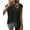 Black, variant on Zeagoo Women's Cap Sleeve Sweater Vest Crew Neck Sleeveless Casual Knit Lightweight Spring Summer Top