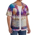 thumbnail image 2 of Honeii Colorful Balloon Cake Celebration for Men's Short-Sleeved Button-Up Collared Shirt Featuring A Pocket, Perfect for Beach Vacations, And Travel Adventures.-4X-Large, 2 of 5