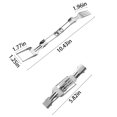 thumbnail image 4 of Easeky 2 in 1 Stainless Watermelon Cutter Fork Portable Slicer Scalable Cube Slice Tool 15Cm Compact Fruit Knife for Family Parties Camping Picnic Bbq Salad Bar man Safe, 1*Watermelon Cutter, 4 of 8