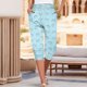 thumbnail image 2 of Mujeres Capri Pantalones Elástico Corbata Cintura Suelta Ajuste con Bolsillos, Casual Y Cómodo Pantalones de Cintura Elástica para las Mujeres, 2 of 6