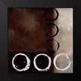 thumbnail image 2 of Maitland, Laurie 20x20 Black Modern Framed Museum Art Print Titled - Beige Circles II, 2 of 5