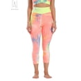 thumbnail image 4 of Gustave Tie Dye High Waisted Yoga Pants for Women Tummy Control Butt Lifting Workout Leggings Stretch Running Athletic Tights Capris, S, 4 of 9