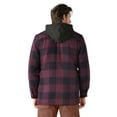 thumbnail image 2 of Dickies Men's Flannel Hooded Shirt Jacket | Warm Quilted Lining, Soft Brushed Fabric, Durable Snap Front, Everyday Workwear Comfort, 2 of 5