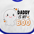 thumbnail image 4 of Inktastic Daddy is My Boo with Cute Ghost Boys or Girls Baby Bib, 4 of 4