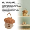 thumbnail image 4 of Rattan Woven Basket, Cute Hand Crafted Rustic Portable Rattan Basket Natural  for Storage for Photo Props, 4 of 7