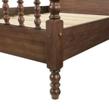Pioneer Woman Harper Queen-Size Spindle Bed, Homestead Brown - Walmart.com