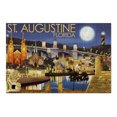 thumbnail image 2 of St. Augustine, Florida, Night Scene (19x27 inches, Premium 500 Piece Jigsaw Puzzle for Adults and Family, Made in USA), 2 of 4