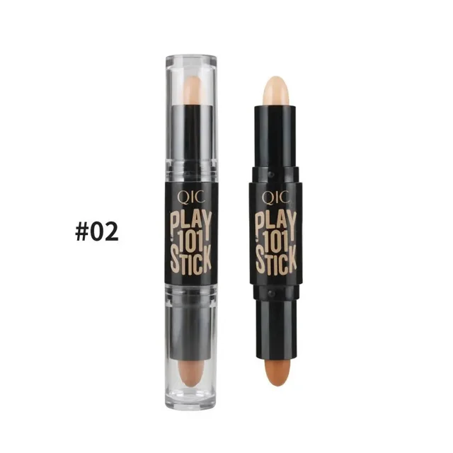 Heallor-Corrector facial para mujer, resaltador, bronceadores, Resaltadores, lápiz cosmético 3D, Corrector de maquillaje, crema de contorno, palo P
