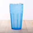 thumbnail image 2 of TrueCraftware- Set of 12 Diamond 20 oz. Tumbler/Drinking Cups Blue Polycarbonate-Premium Iced Tea Glasses Stackable Reusable Dishwasher Safe Break-Resistant for Home and Restaurants, 2 of 6