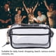 thumbnail image 4 of Bolso de Mensajero Transparente para Viajes de Trabajo y Negocios Bolso de Mano de PVC para Mujer Monedero Portátil con Correa Ajustable para el Hombro para Conciertos ANGGREK  Otros, 4 of 8