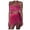A-Pink630, variant on XIAONU Womens Sequin Fringe 2 Piece Outfit Halter Crop Top And Short Skirt Matching Set