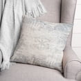 thumbnail image 3 of Creative Products White Textured Medallion I 18 x 18 Spun Poly Pillow, 3 of 3