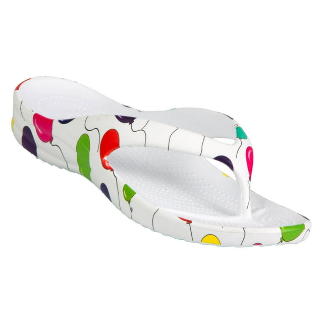 Women's Dawgs Flip Flops Balloons Size 10