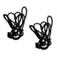 thumbnail image 3 of 2 piezas de cuerda elástica para kayak, canoa o remo, también sirve como cordón de seguridad para cañas de pescar. negro, 3 of 7