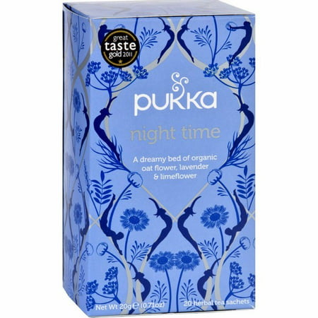 Pukka Herbal Teas Tea - Organic - Night Time - 20 Bags - Pack of