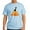 Light Blue, variant on CafePress - Cat And Pumpkins T Shirt - Light T-Shirt - CP