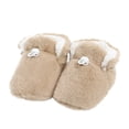 thumbnail image 3 of dmqupv 6 Month Baby Shoes Boots Soft Bottom Toddler Shoes Plus Velvet Thick Non Slip Large Cotton Socks and Shoes for Babies Shoes Khaki 3.5, 3 of 5