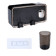 thumbnail image 1 of Porta Cepillos De Pared Organizador Con Dispensador De Pasta negro lineas doradas, 1 of 5