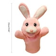 thumbnail image 1 of Marioneta de mano de felpa, Marioneta de mano de felpa Burro Animal Marioneta de mano Juguete Marioneta de mano de peluche suave Elegante y moderno, 1 of 9