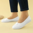 thumbnail image 6 of Fsqjgq Womens Shoes Women Cute Pattern Shoes Fashion Soft Sole Cloth Shoes Linen Soft Sole Cloth Shoes Beef Tendon Sole Non Slip Cloth Shoes White 40, 6 of 9