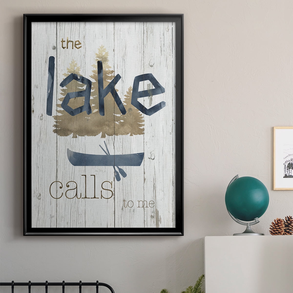 Lake Calls Me Premium Classic Framed Print - Ready to Hang