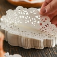 5MLGgoods 250 Pack White Paper Doilies, 6.5 Inch White Lace Round 250