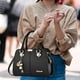 thumbnail image 1 of Bolso de mano para mujer perfecl con cremallera y correa para el hombro tipo bandolera negro, 1 of 8