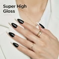 thumbnail image 3 of modelones Gel Nail Polish, 1 Pcs 15 ML Black Gel Polish Pure Black Nail Polish Spring Summer Color Nails Soak Off Nail Art Manicure Home Gift for Women Girl, 3 of 9