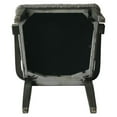 thumbnail image 6 of Acme Furniture ACME House Beatrice Arm Chair, Two Tone Beige Fabric - Charcoal Finish, 6 of 8