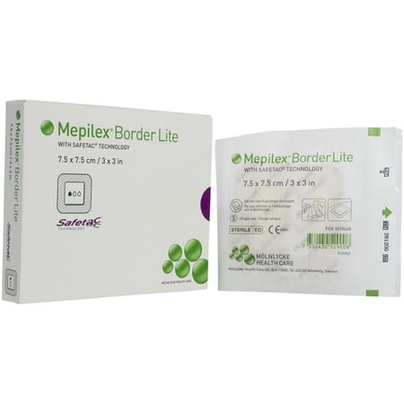Mepilex Border Lite 281200 Thin Silicone Foam Dressing Box of 5