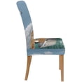 thumbnail image 3 of FMSHPON Cats Ship Icebergs Boat Stretch Chair Cover Protector Seat Slipcover for Dining Room Hotel Wedding Party Set of 1, 3 of 5