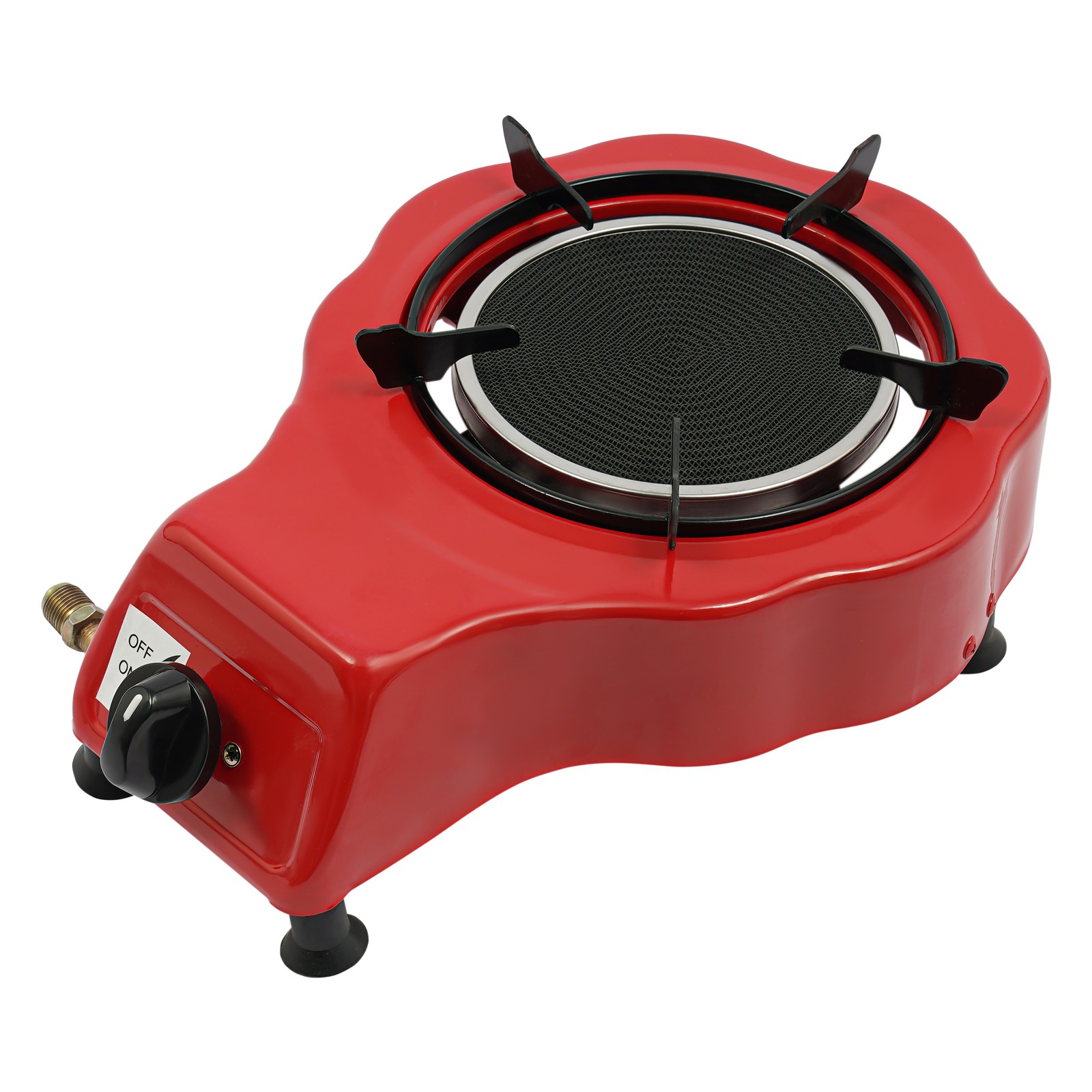 ToppiJoy Portable Stove Burner, Gas Stove, 2750Pa Gas Pressure Round Burner for Patio Outdoor Camping BBQ 14*9.64*4.52in